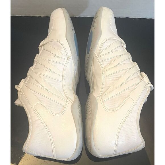 Nike Womens Musique 4 Sz 8 White Leather Dancing Shoes Lace Up Low Top Sneakers - Picture 10 of 11